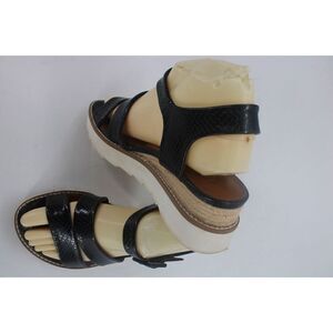 Franco Sarto Womens Colton Strapped Sandals Black Size: 7M